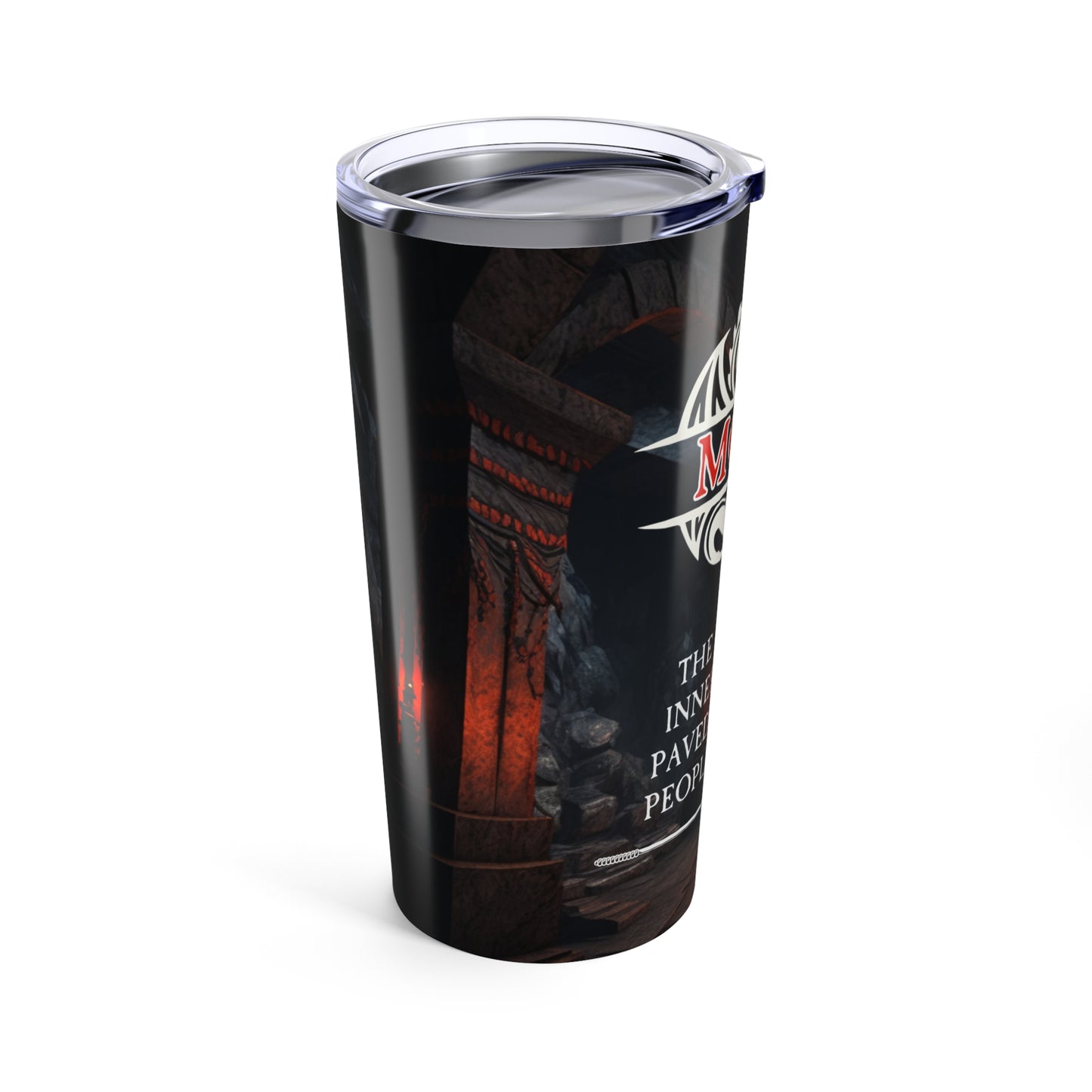 Monk-Themed 20oz Tumbler | Inner Peace Motivational Cup, Gift for Martial Arts Lovers, Unique Travel Mug, Motivational Gifts, Dragon Design