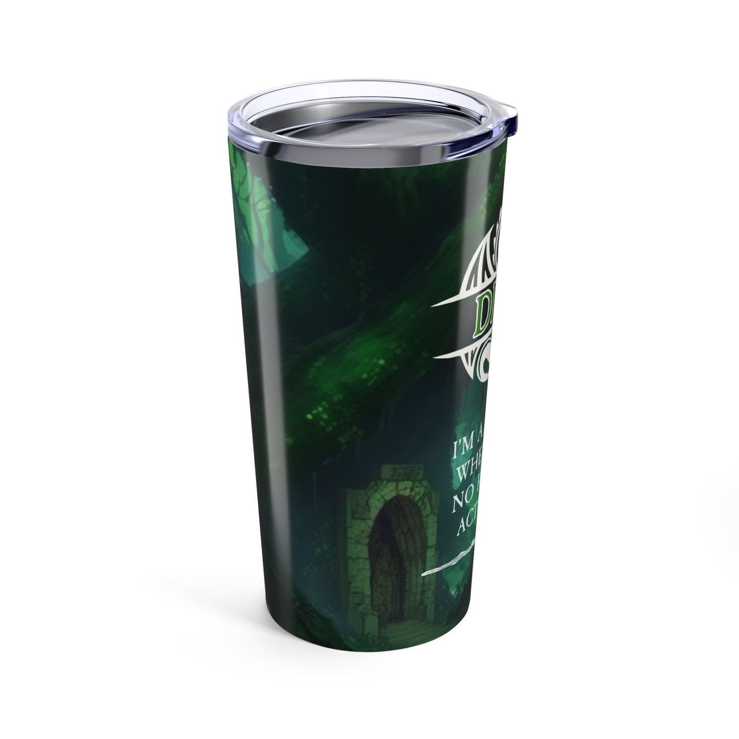 Fantasy Druid 20oz Tumbler, Eco-Friendly Travel Mug, Gift for Gamers, Nature Lovers, Fantasy Decor, Adventure Accessory