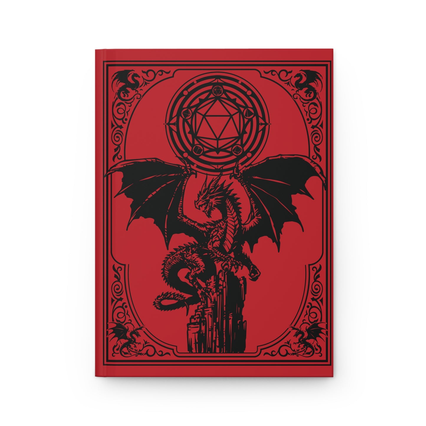 Mystical Dragon Journal | Gothic Notebook for Creatives | Fantasy Writing | Dragon Lover Gift | Occult Inspired | Aesthetic Stationery