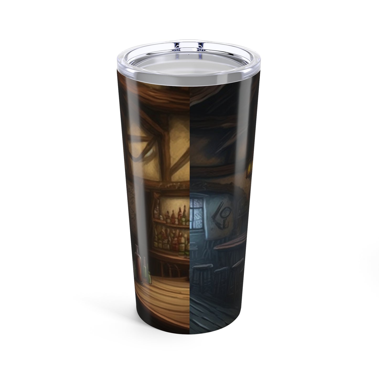 Bard Tumbler 20oz - Dungeons & Dragons Cup, Fantasy Drinkware for Gamers, Adventure Gifts, Cool Travel Mug