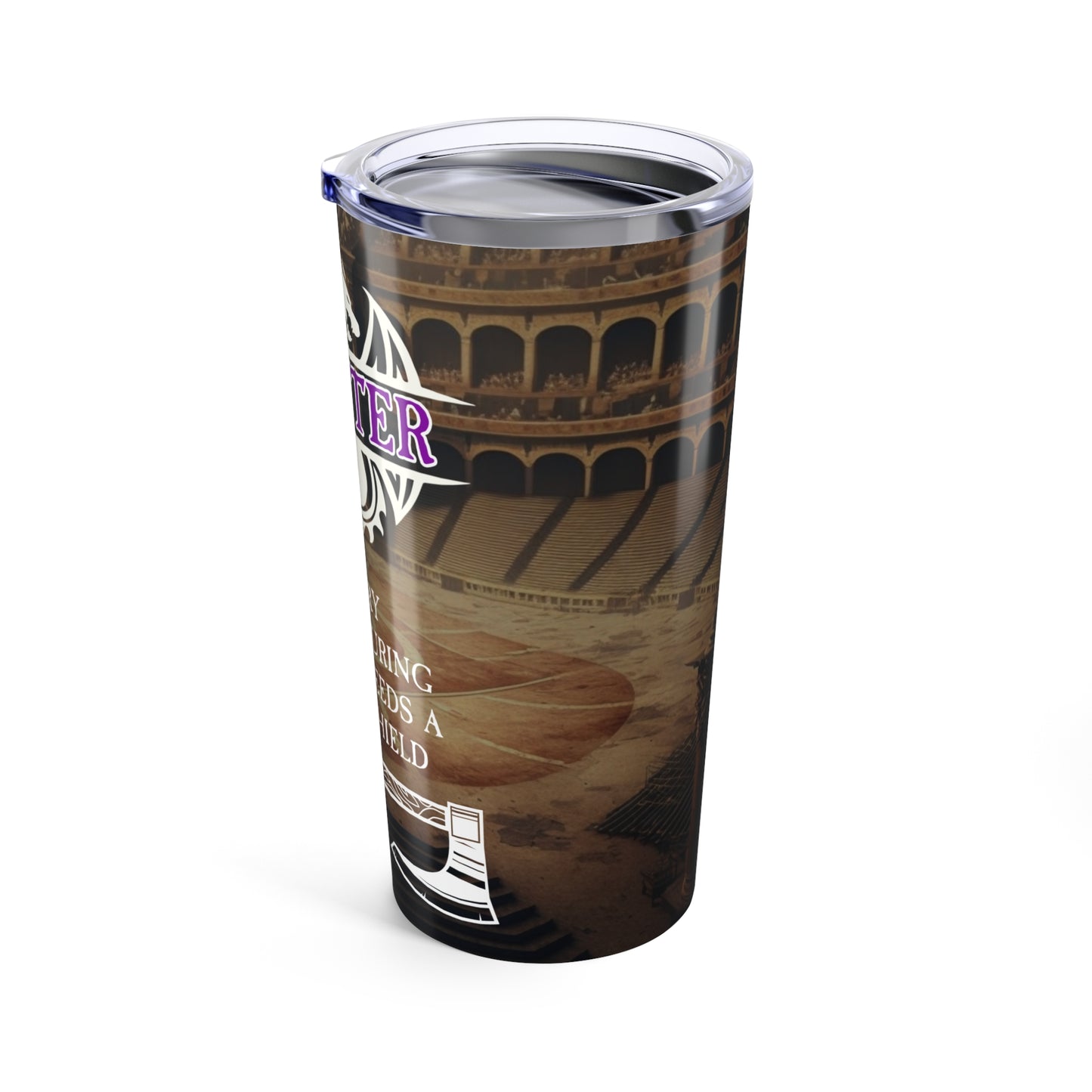 Fantasy Fighter Tumbler | Dungeons & Dragons Mug | Adventure Gift | RPG Party Accessory | Drinkware for Gamers