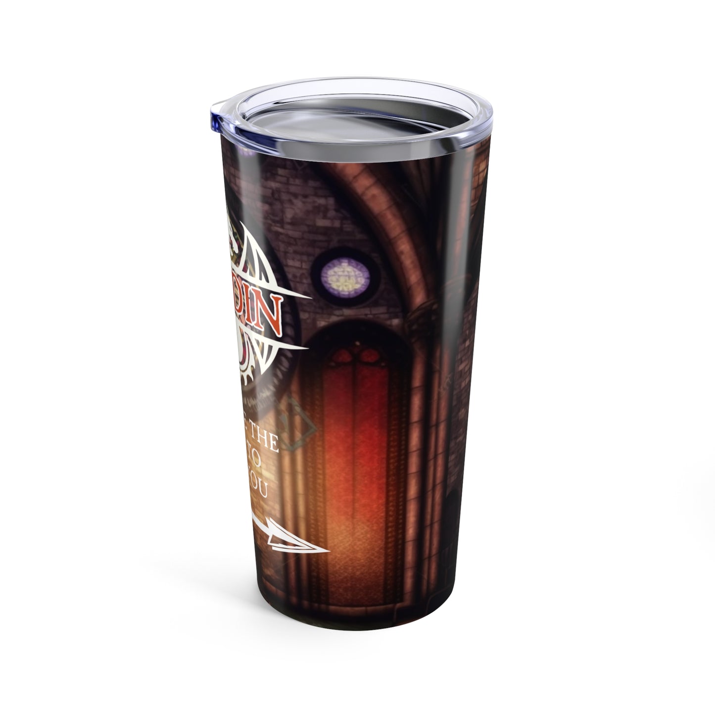 Paladin Tumbler 20oz | For Gamers, Fantasy Lovers, D&D Parties, Unique Gift for Him, Travel Mug