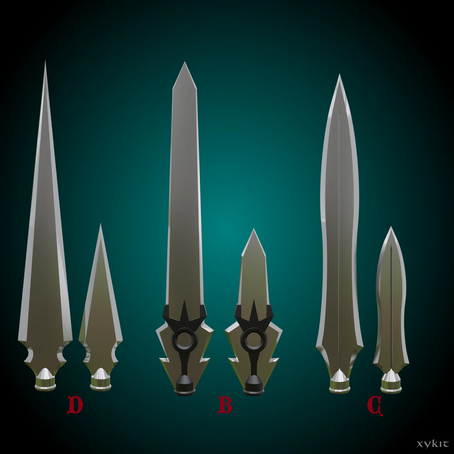 Winthrop's Swords - Blades