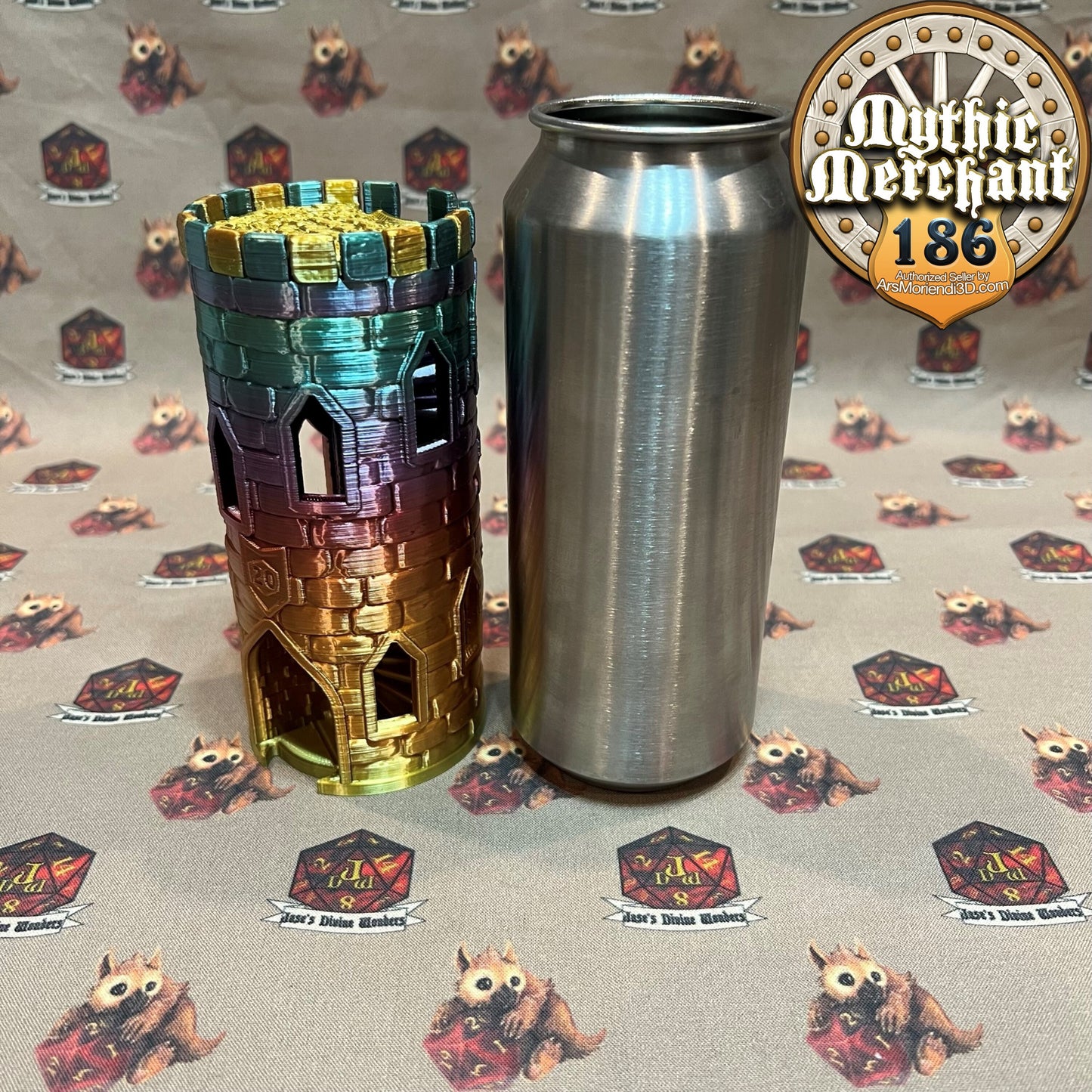 Mythic Mug Dice Tower from Ars Moriendi 3D - Dungeons and Dragons, Pathfinder, TTRPG, Dice Cup/Roller