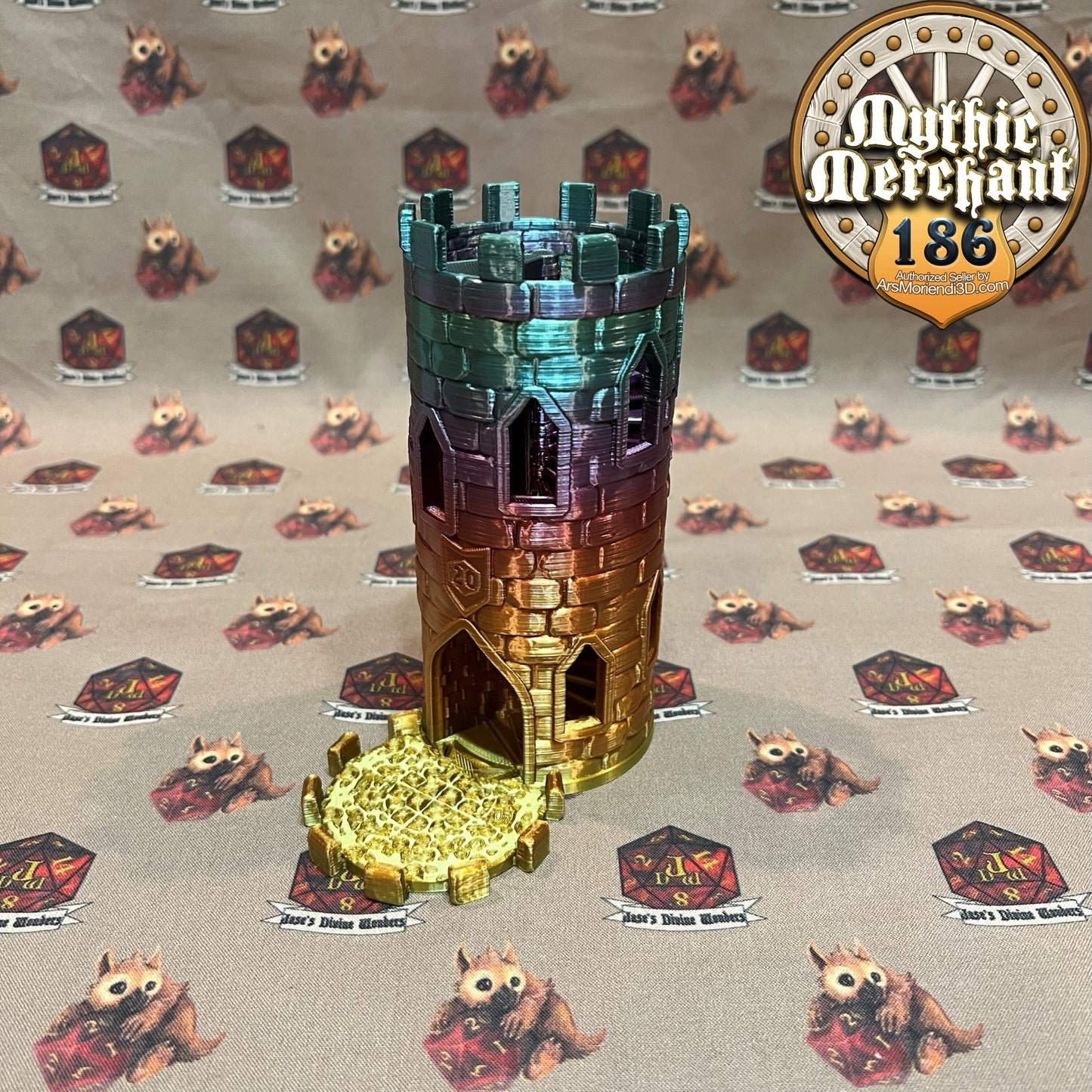Mythic Mug Dice Tower from Ars Moriendi 3D - Dungeons and Dragons, Pathfinder, TTRPG, Dice Cup/Roller