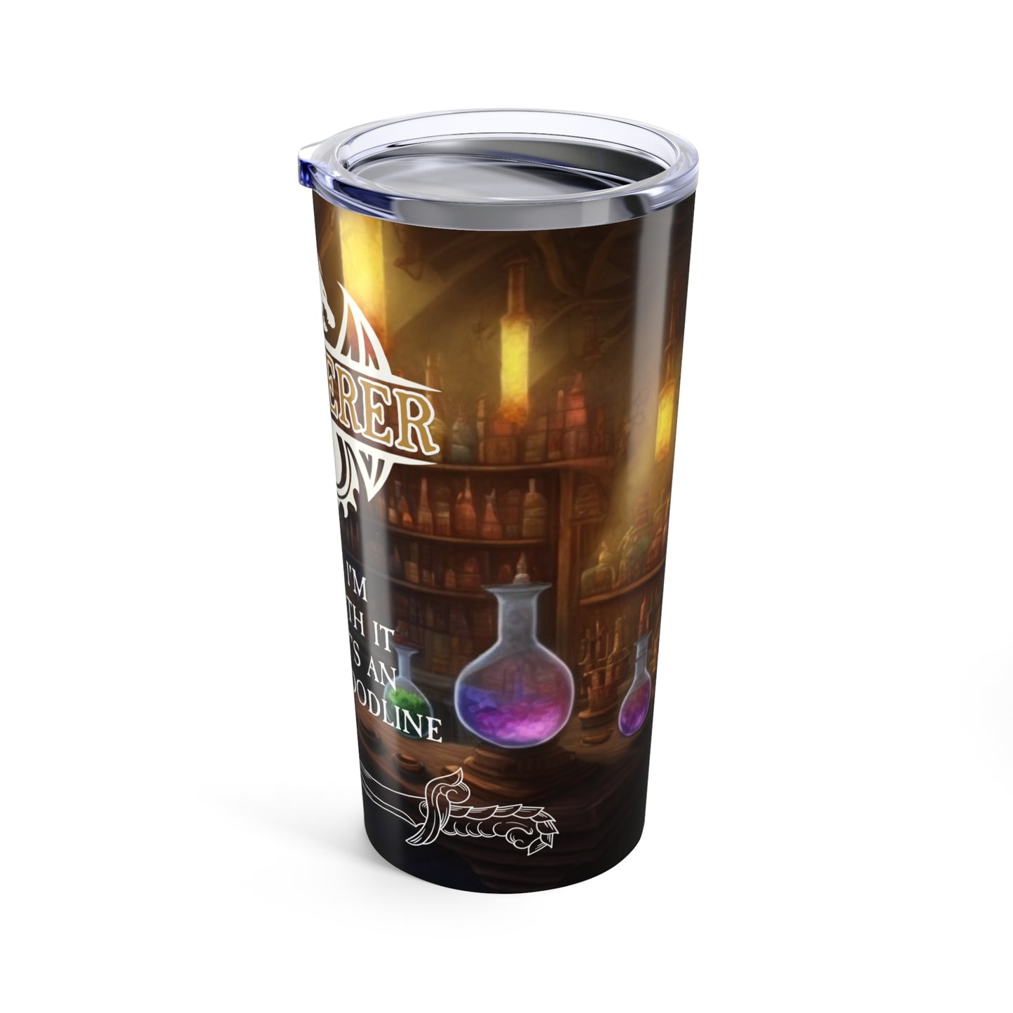 Fantasy Sorcerer Tumbler 20oz | Magical Drinkware for Wizards, Unique Gifts for D&D Fans, Enchanted Travel Mug, Fantasy Themed [...]