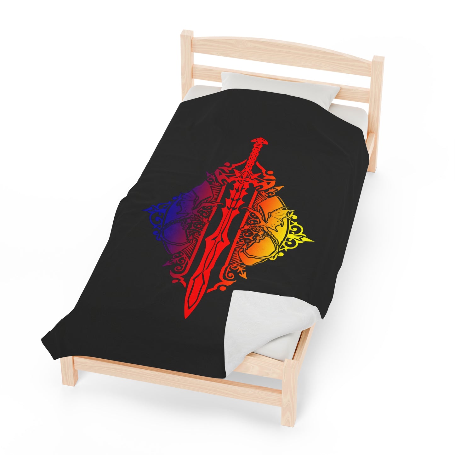 Dragon Sword Velveteen Plush Blanket