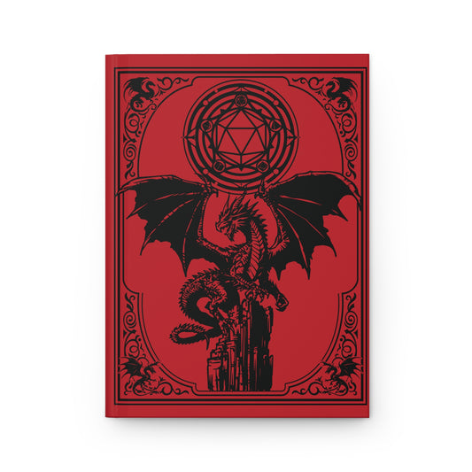 Mystical Dragon Journal | Gothic Notebook for Creatives | Fantasy Writing | Dragon Lover Gift | Occult Inspired | Aesthetic Stationery