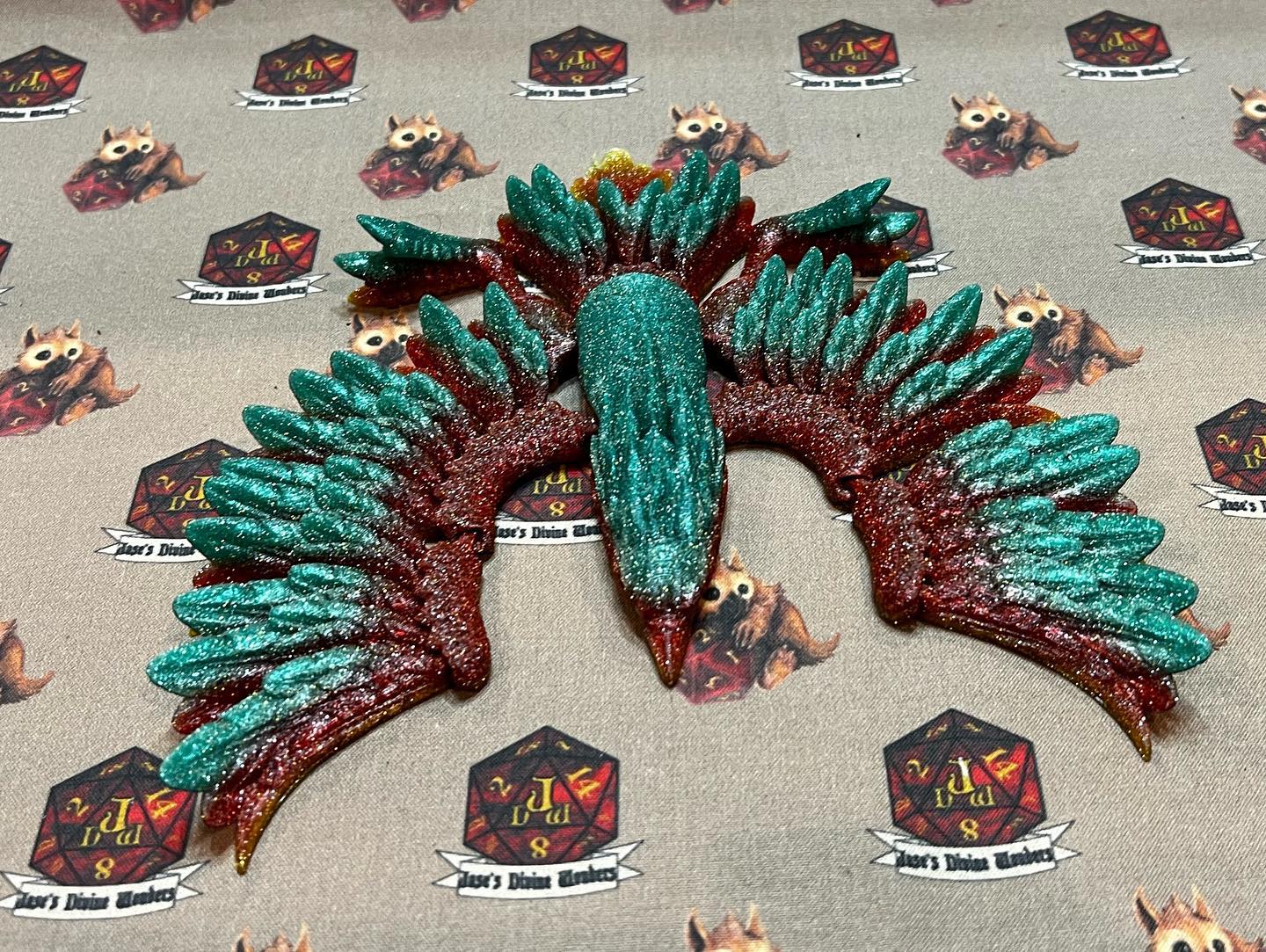 Articulated Phoenix, 3D printed, flexi Phoenix