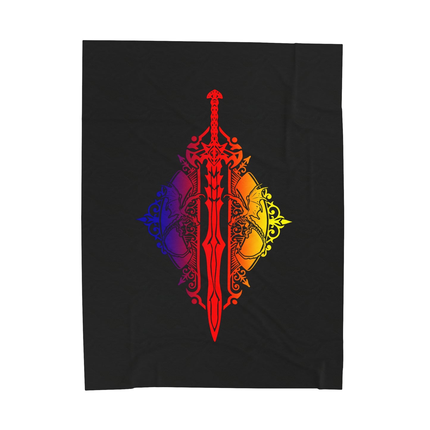 Dragon Sword Velveteen Plush Blanket