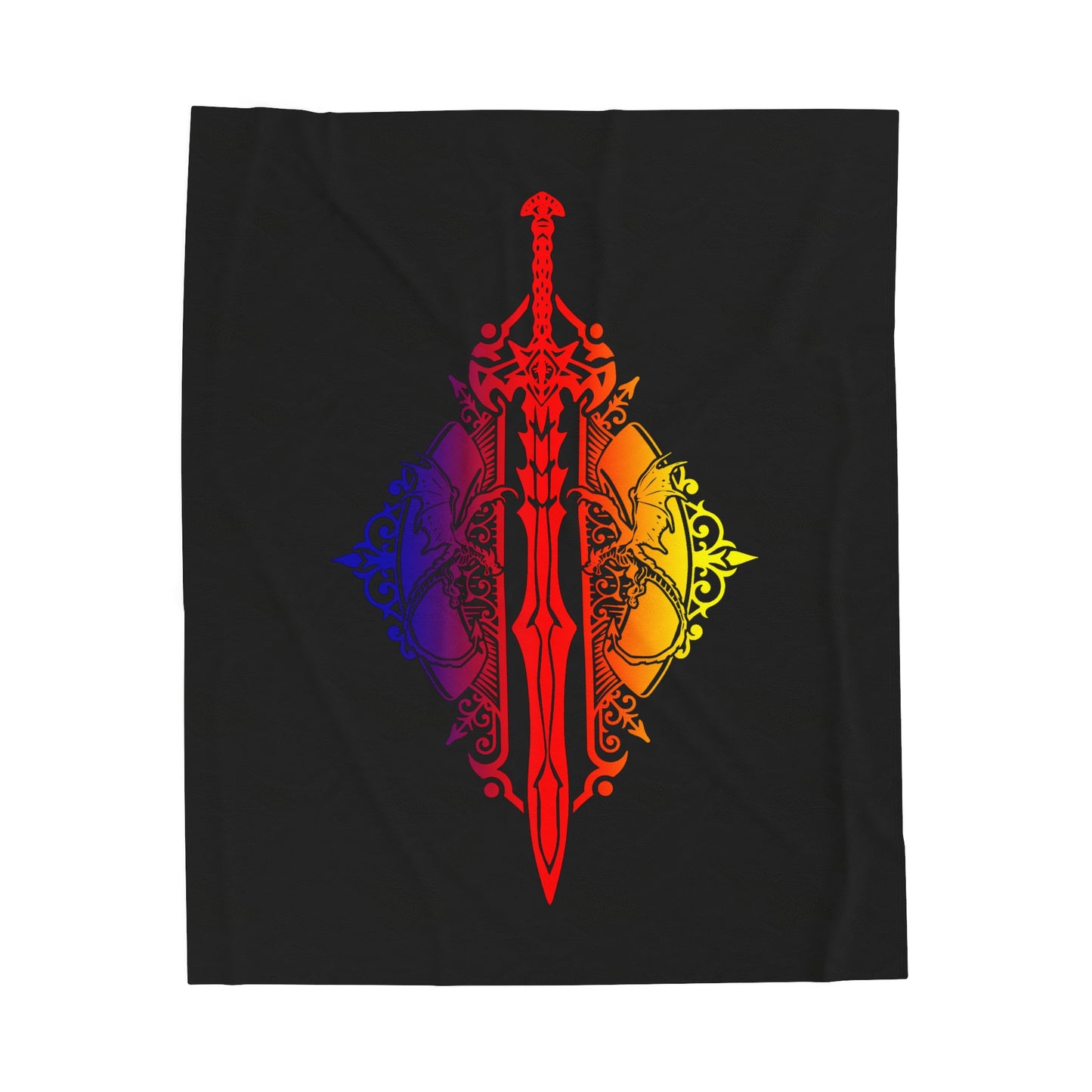 Dragon Sword Velveteen Plush Blanket