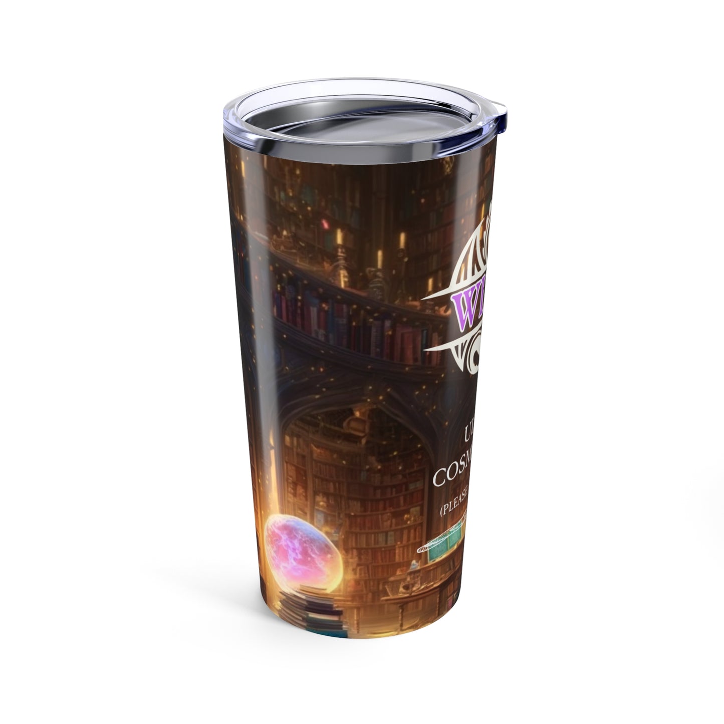Magical Wizard Tumbler - Ultimate Cosmic Powers, Fantasy Drinkware, Gift for Wizards, DnD Players, Cosplay Accessory, Cool Beverage [...]