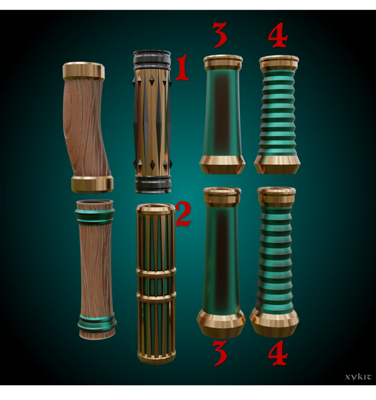 Winthrop's Daggers - Handles, Guards and Endcaps
