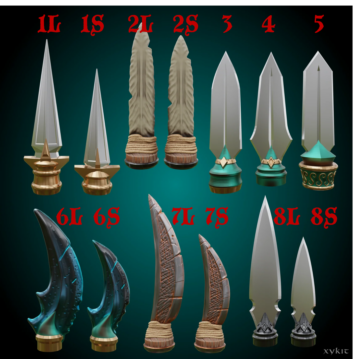 Winthrop's Daggers - Blades