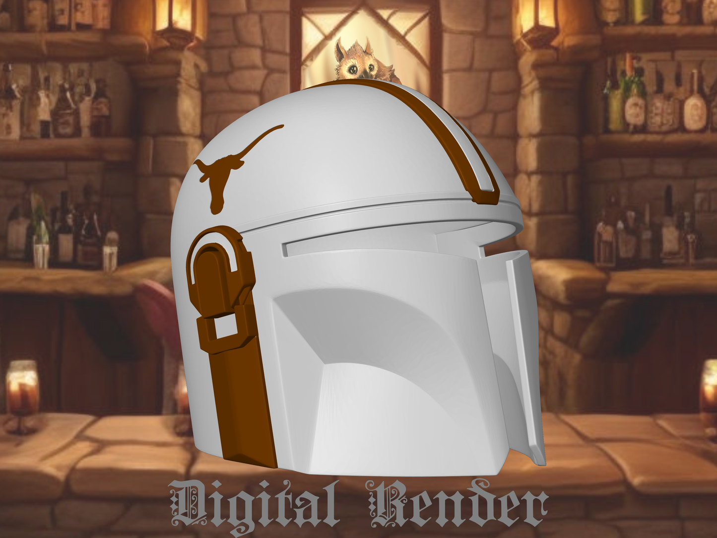 Mandalorian Collegiate Gridiron Helm