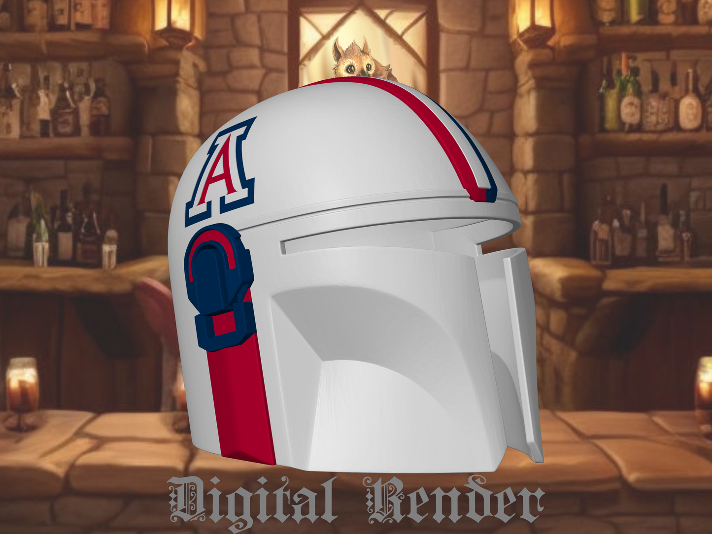 Mandalorian Collegiate Gridiron Helm