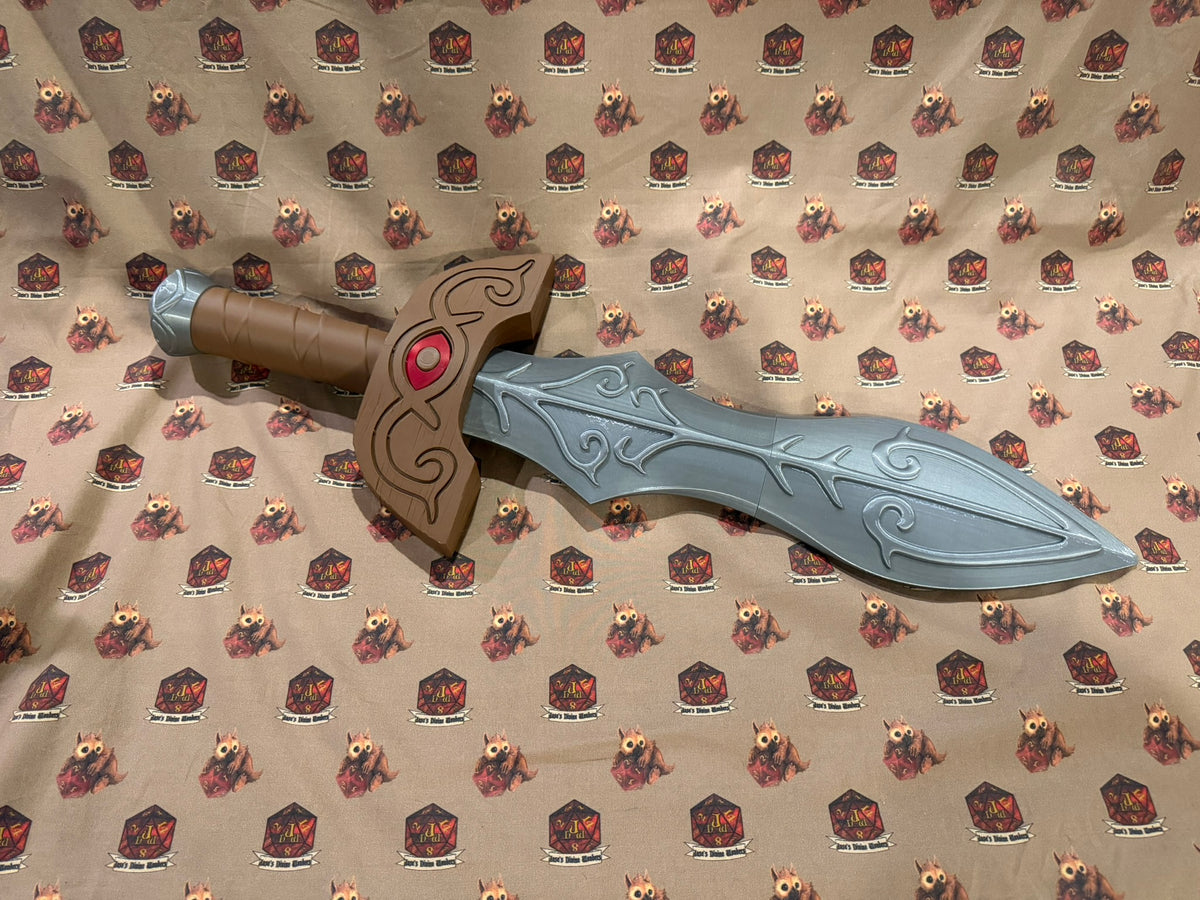 Kokiri Sword &amp; Deku Shield – Remastered Legend of Zelda Cosplay Prop Set