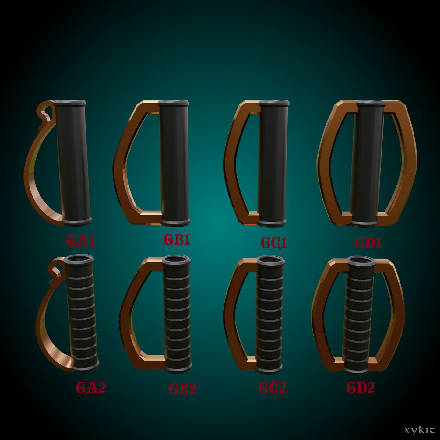 Winthrop's Swords - Handles