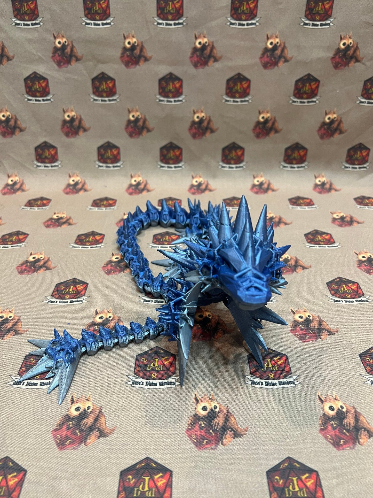 Articulated Void Sea Dragon, 3D printed, flexi dragon