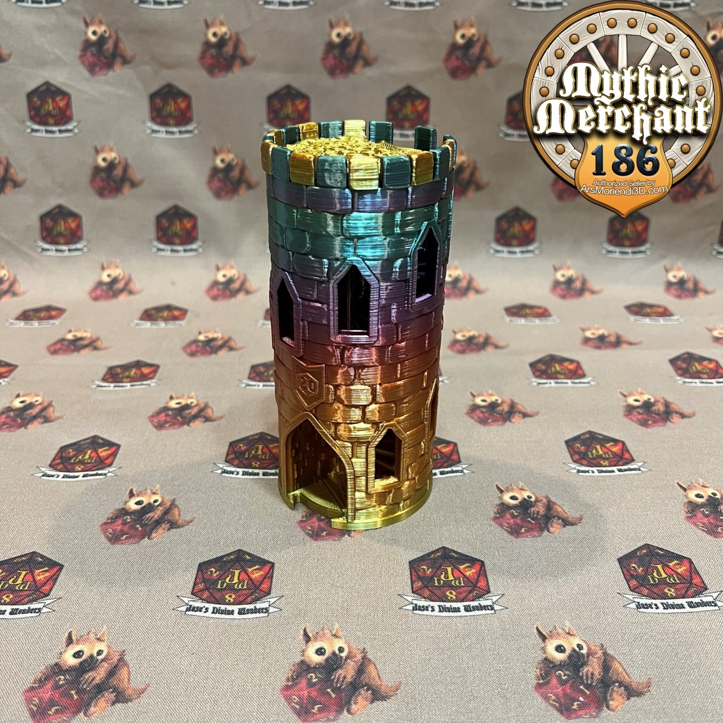 Mythic Mug Dice Tower from Ars Moriendi 3D - Dungeons and Dragons, Pathfinder, TTRPG, Dice Cup/Roller