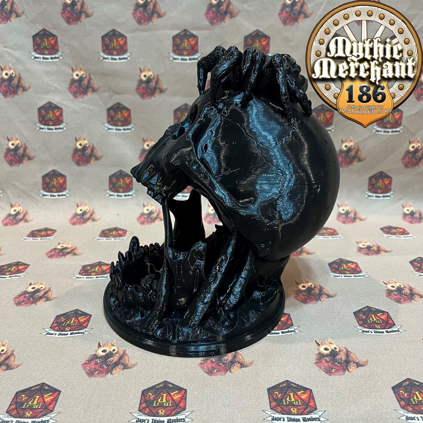 Desert's Kiss Skull Dice Tower from Ars Moriendi 3D