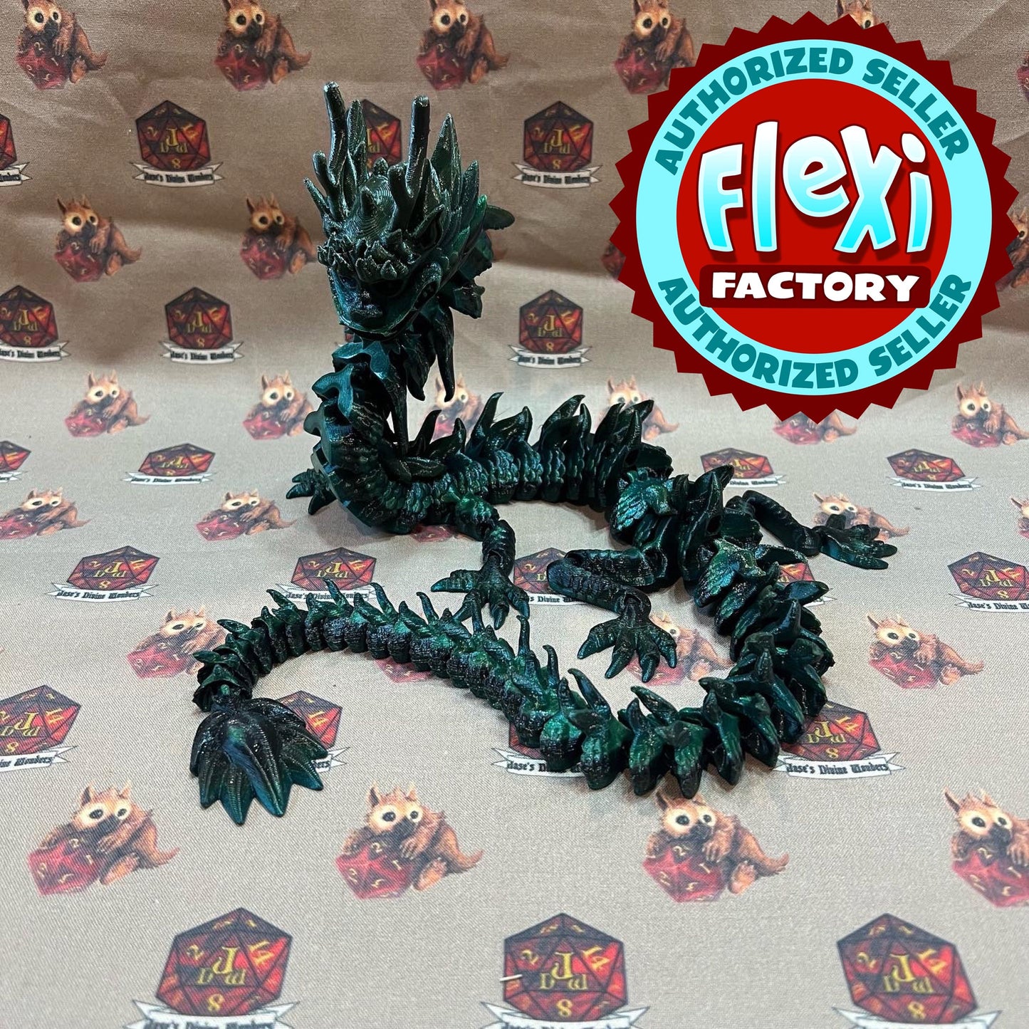 Imperial Dragon Articulated Flexi Toy